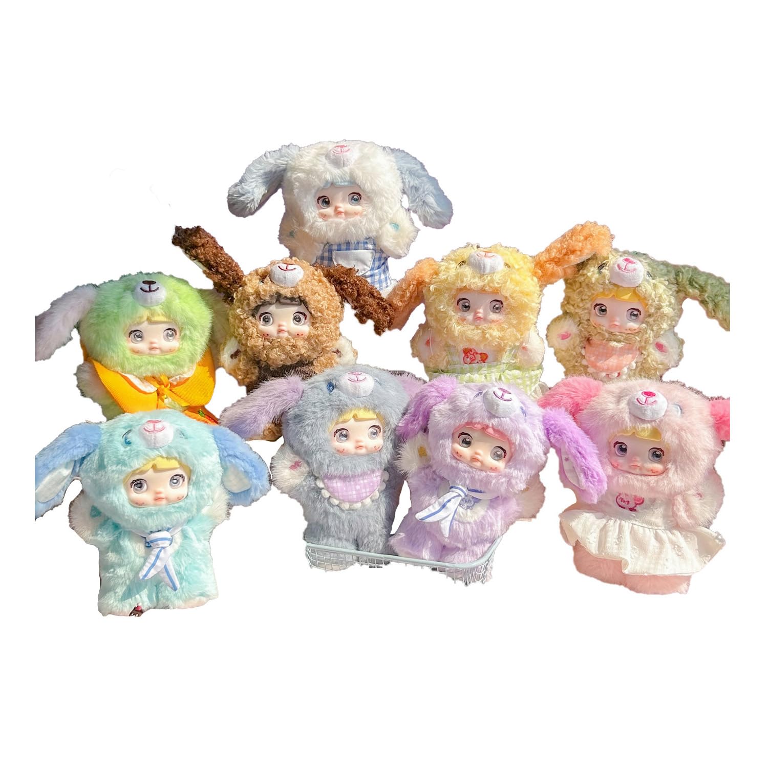 

Hi TOYS Nommi V5 Series ABS Polyester Trading Plush Box of 8 Dog s Diary & Toys,