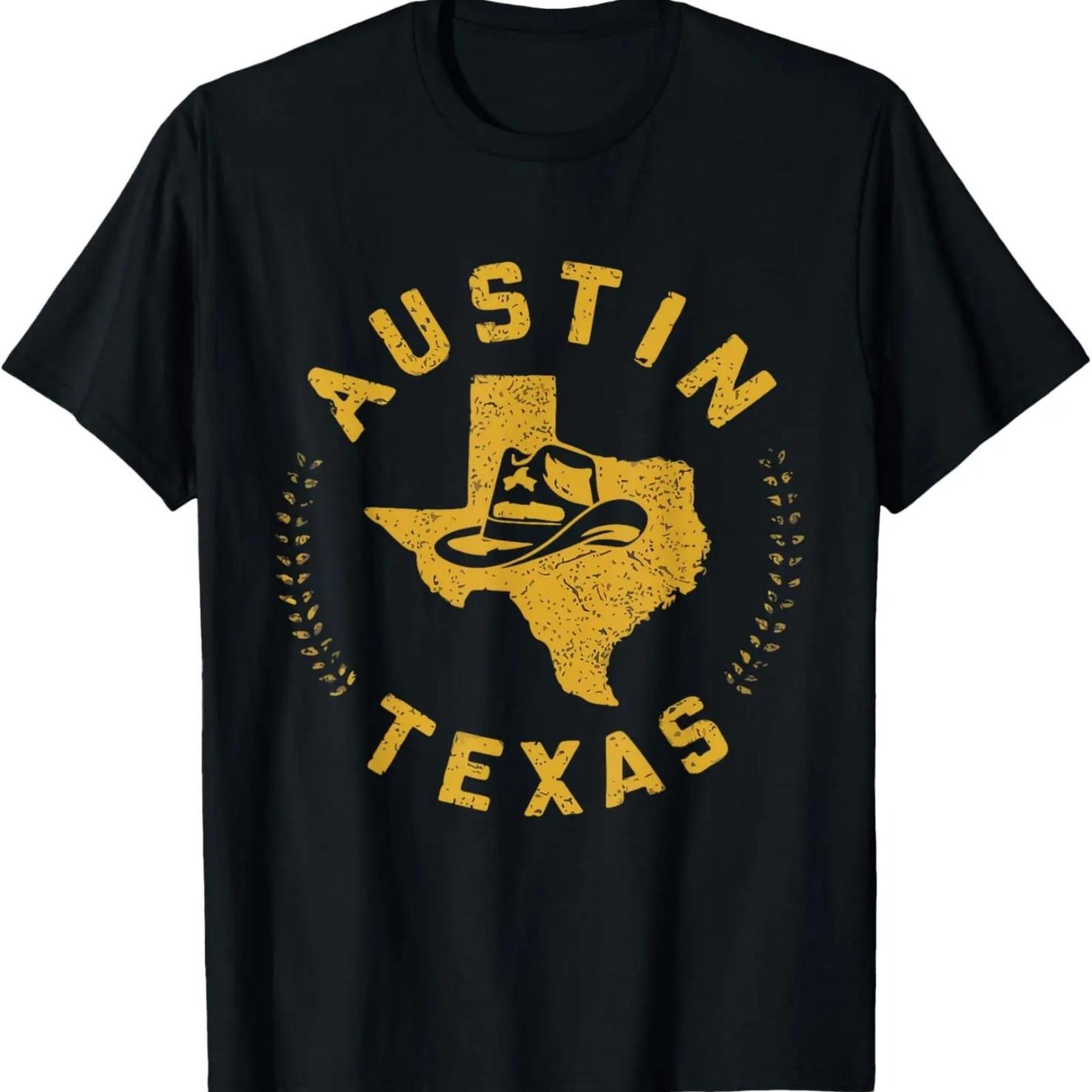 Austin Outfit Texas Map Guitar Theater Culture S