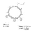 Bracciale Vergine Maria Benedetta Jeshayuan per Donna Colore Oro Braccialetti Madonna Amuleti Cristiani in Acciaio Inossidabile Gioielli Regalo