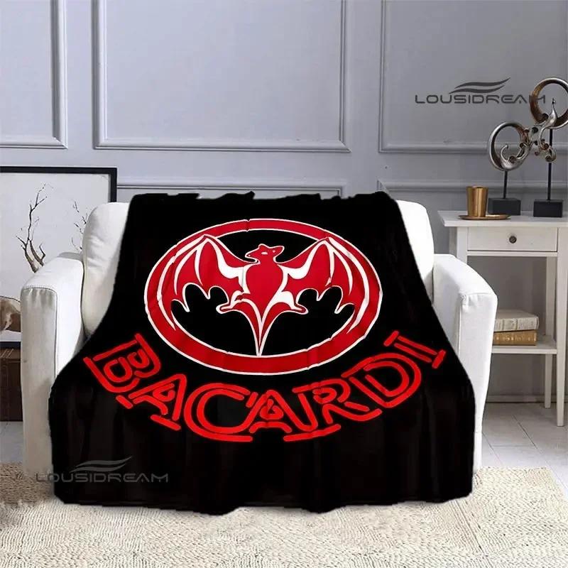 Bacardi Wein Logo Druck Decke Kinder Warm Schön Flanell Weich und Bequem Zuhause Reise Decke Geburtstagsgeschenk