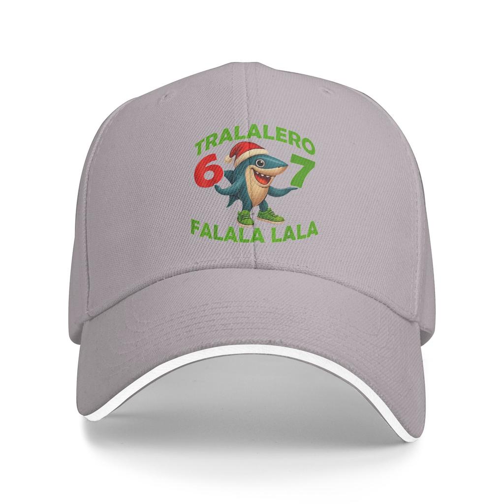 Tralalero Tralala Funny Italian Brainrot 67 Six Seven Meme Baseball Cap Hiking Fishing Trucker Hat Men Classic Baseball Caps