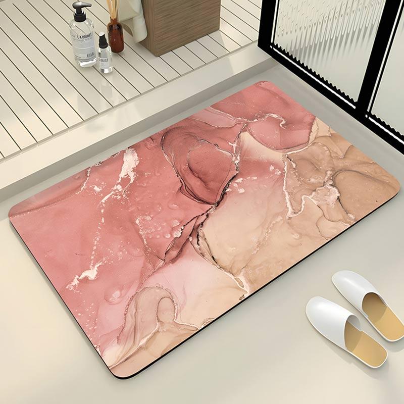 Luxury Diotomite Stone Bath Mat Anti Slip Shower Bathroom Carpet Absorbent Floor Foot Mats Quick Dry Toilet Rug Doormat Washable