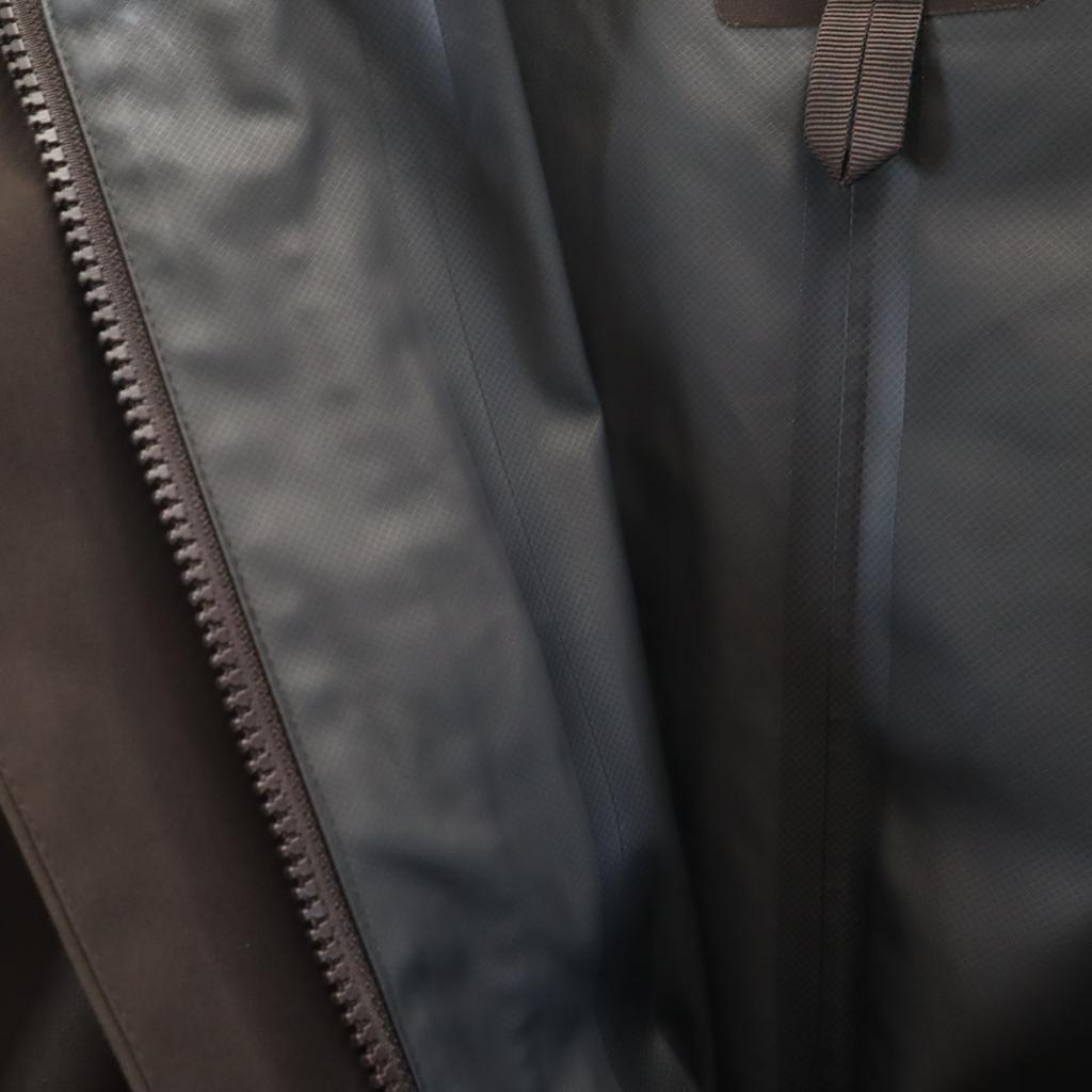 Uniqlo Block Tech Coat L Brown Women Used
