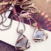 Geometry Pendant Necklace Sweater Long Chain Necklace Jewelry