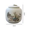 Ceramic Tea Container 800ml Porcelain Tea Canister Traditional Loose Tea Tin