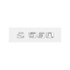 S63 65 160 S220 250 S480 S550 S600 Letter Logo Car Sticker for Mercedes Benz S Class Refit Rear Boot Displacement Trunk Label