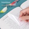 Waterproof Pearlescent Sticky Notes for Students: Transparent Memo Pads for Note-Taking & Exam Marking