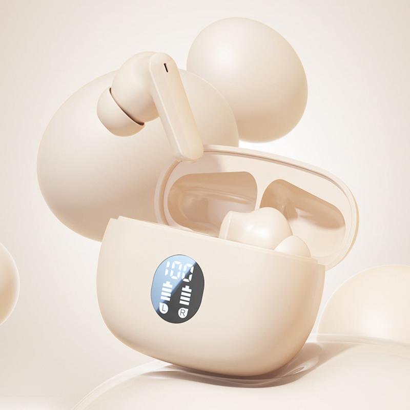 Sports Earphones High-End Noise-Cancelling Headset Wireless Bluetooth 5.3 Earbuds With Digital Display In-Ear Touch Headphones