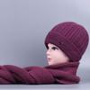 Nouveau Chapeau Bonnet Tricoté en Laine de Lapin Plus Velours Femmes Mode Épais Chaud Printemps Automne Hiver Vintage Élégant Fête Cadeau Chapeau d'Extérieur