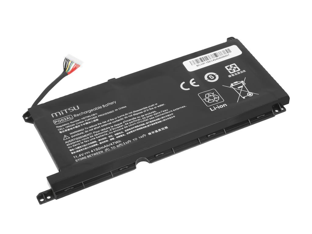 Pg03Xl Battery For Hp 15-Dh 15-Ec 15-Dk 16-A Hstnn-Ob1I