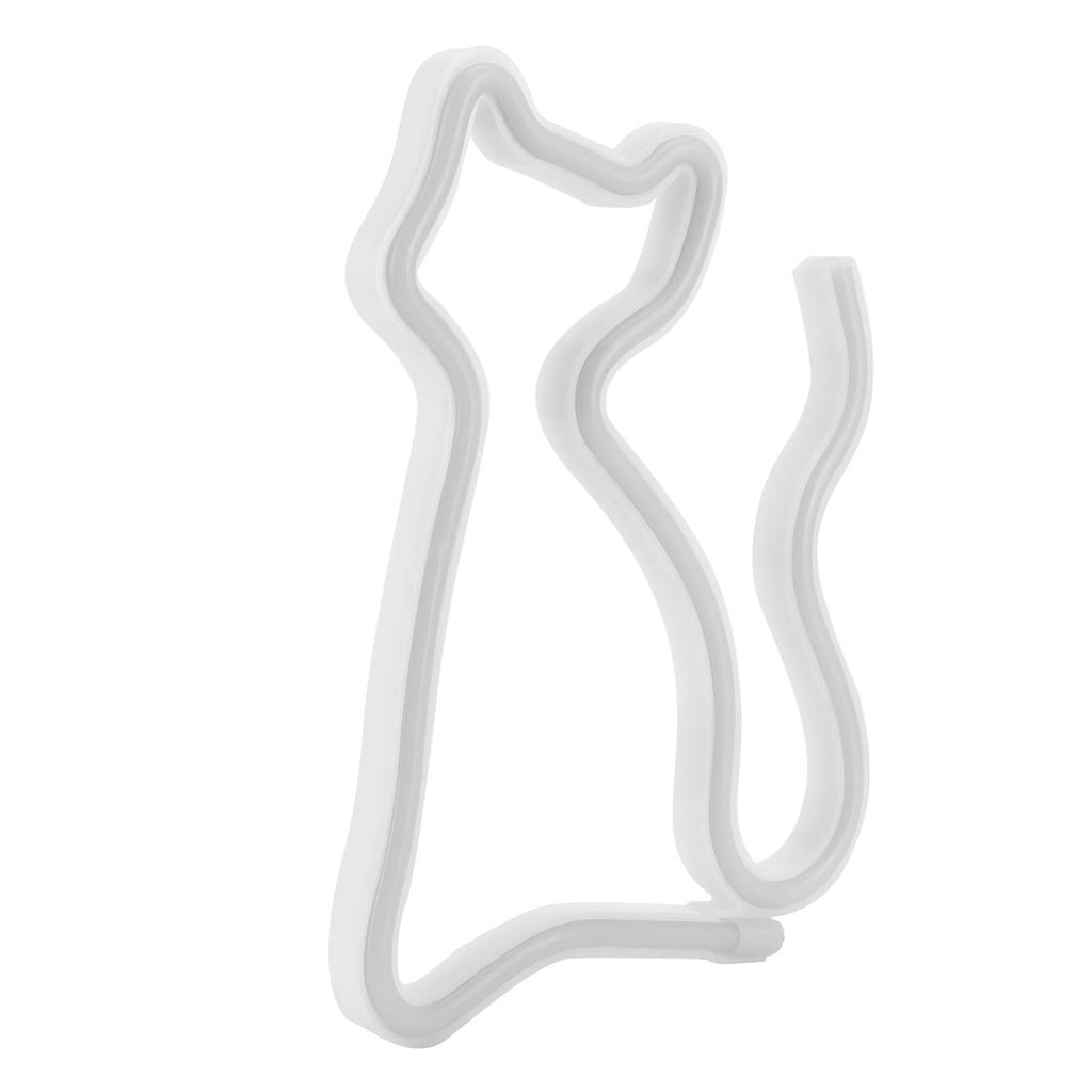 LED Neon Light Colorful CatShape Neon Sign Wall Decors for Proposal Wedding Birthday Party