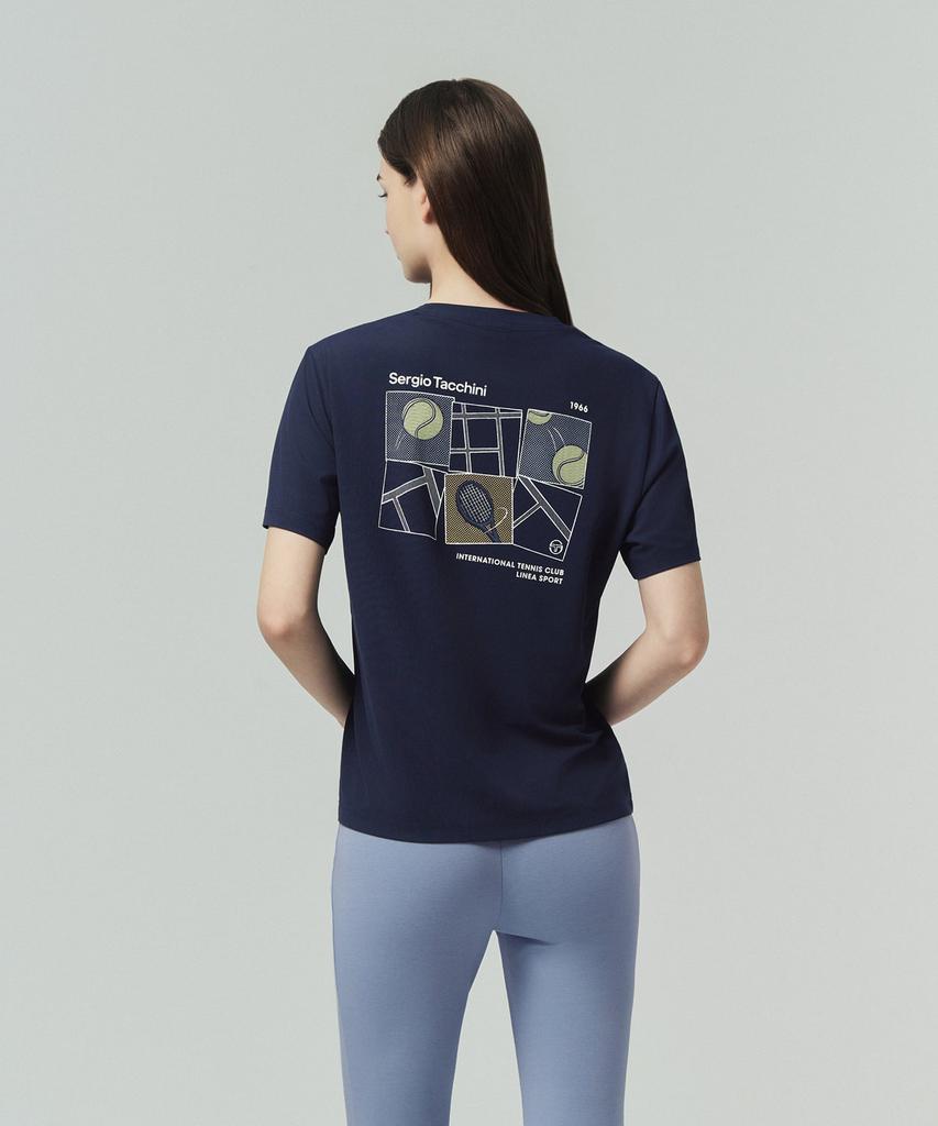 SERGIO TACCHINI U Rayfresh Graphic Short Sleeve T-Shirt (Navy)