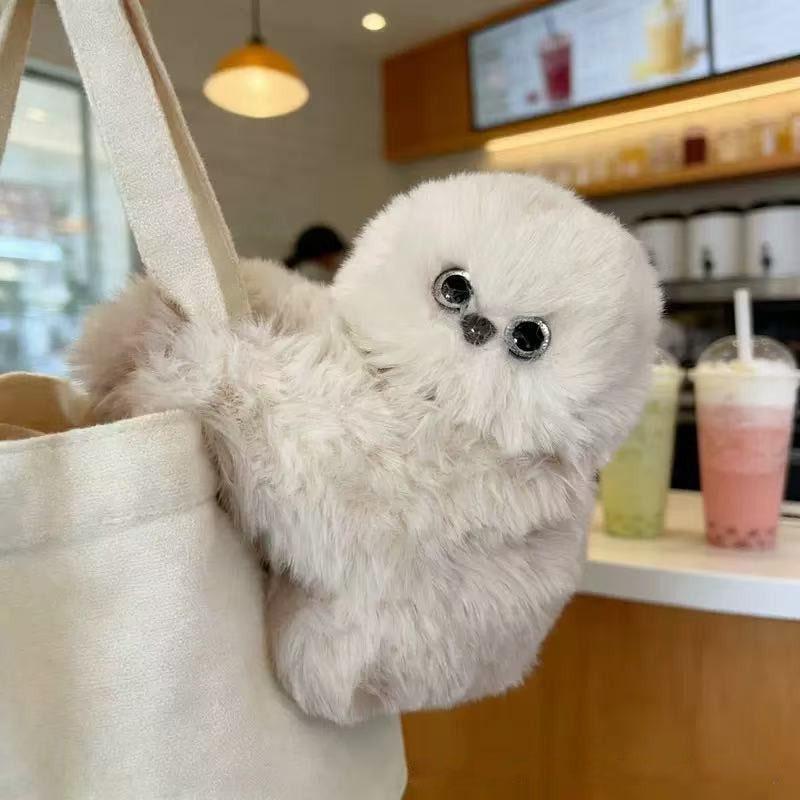 

Sound-Activated Talking Owl Plush Toy–Rechargeable Animated Head-Turning Bird with Singing & Voice Mimic,Cute Kids Companion for Bedtime/Bag Hanging