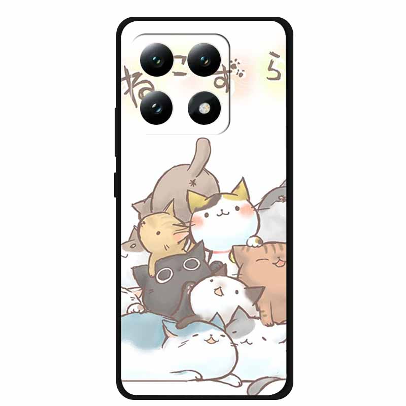 3D Flowers Case For Xiaomi 17 pro max Coque Relief Embossed Blossoms Funda Silicone Soft Back Phone Cover For Xiaomi17 TPU Para