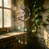 Natürlicher 7-Chakra Lebensbaum Edelstein Heilung Rohe Kristallsteine Wand Fenster Auto Hängendes Ornament für Yoga