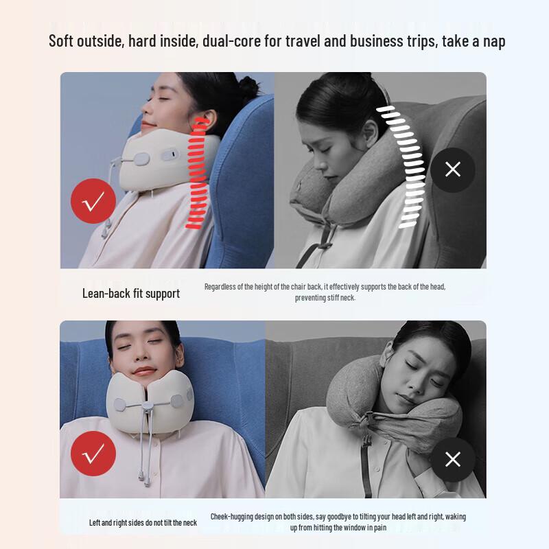 REBOR R5 Wireless Heated Neck Massager U-Pillow