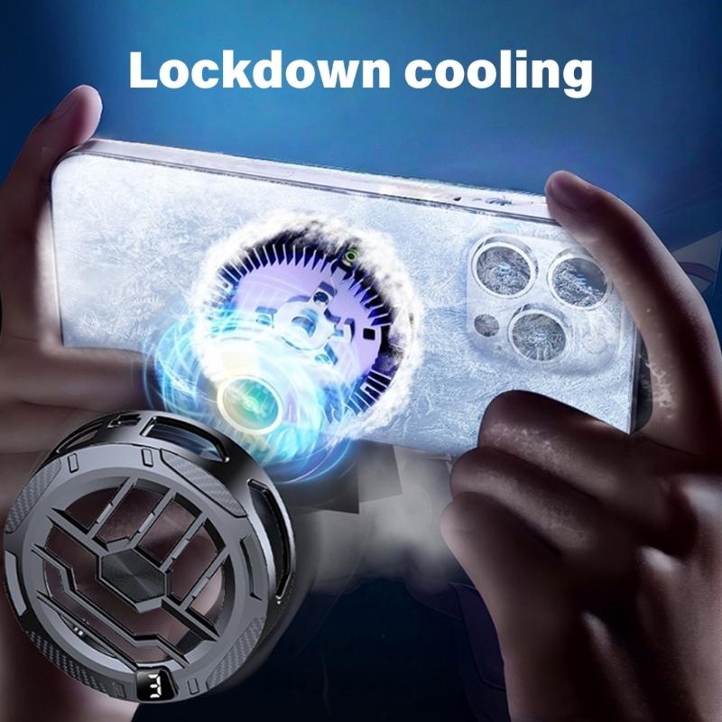 Handykühler Magnetischer Kühlventilator, Handykühler Wärmeableitung Kühlventilator, Gaming Halbleiterkühlung