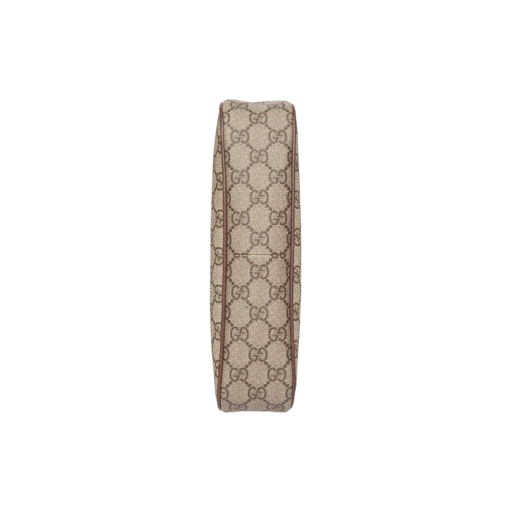 Gucci Ophidia GG Small Handbag Beige/Ebony Supreme Women Shoulder_bags Tan 735132-FABLE-9442