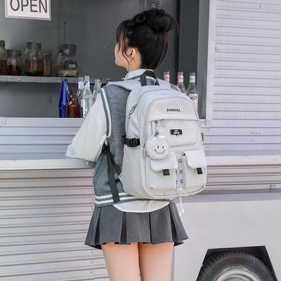 Set Zaino Versatile Stile Coreano per il Campus - Grande Capacità, Leggero, Multi-Pezzo