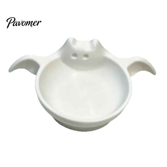Festive Home Party Decor Halloween Candy Bowl, Bat Shape Ceramic Serving Dish, Cute Ghost Shaped Snack Holder Tabletop Decoration for Snacks
