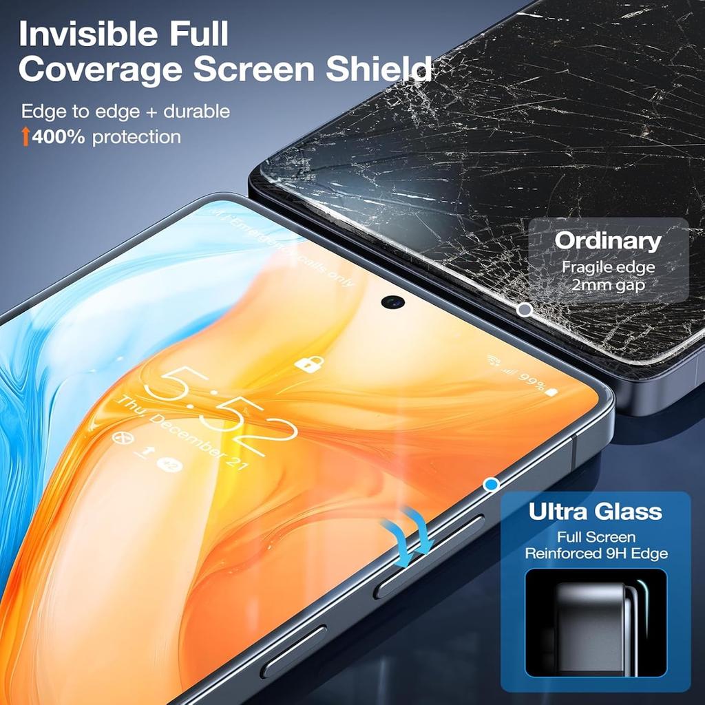 3Pcs For Galaxy S26/S25/S24 Ultra plus Tempered Glass Screen Protector 9H Hardness Anti-Fingerprint Dust-Free Mobile Phone Acce