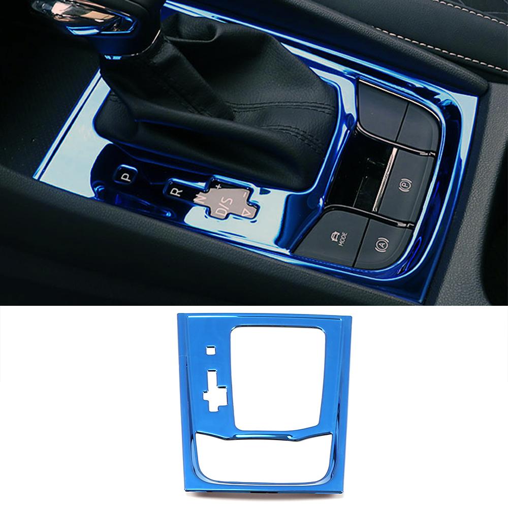 For Skoda Karoq 2017- Car Interior Central Console Part Refit Trim Stainless Steel Accessories Decoration Modify