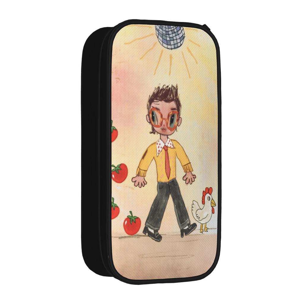 Kiss All The Time Disco Pencil Case Harrys Music Styles Pencilcases Pen Box for Girls Boys Bag Students School Zipper Stationery