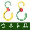 360-Degree Rotating Multi-Functional Hook 1KG Load-capacity Compact Design Portable Travel Clothes Hanger Foldable Hook