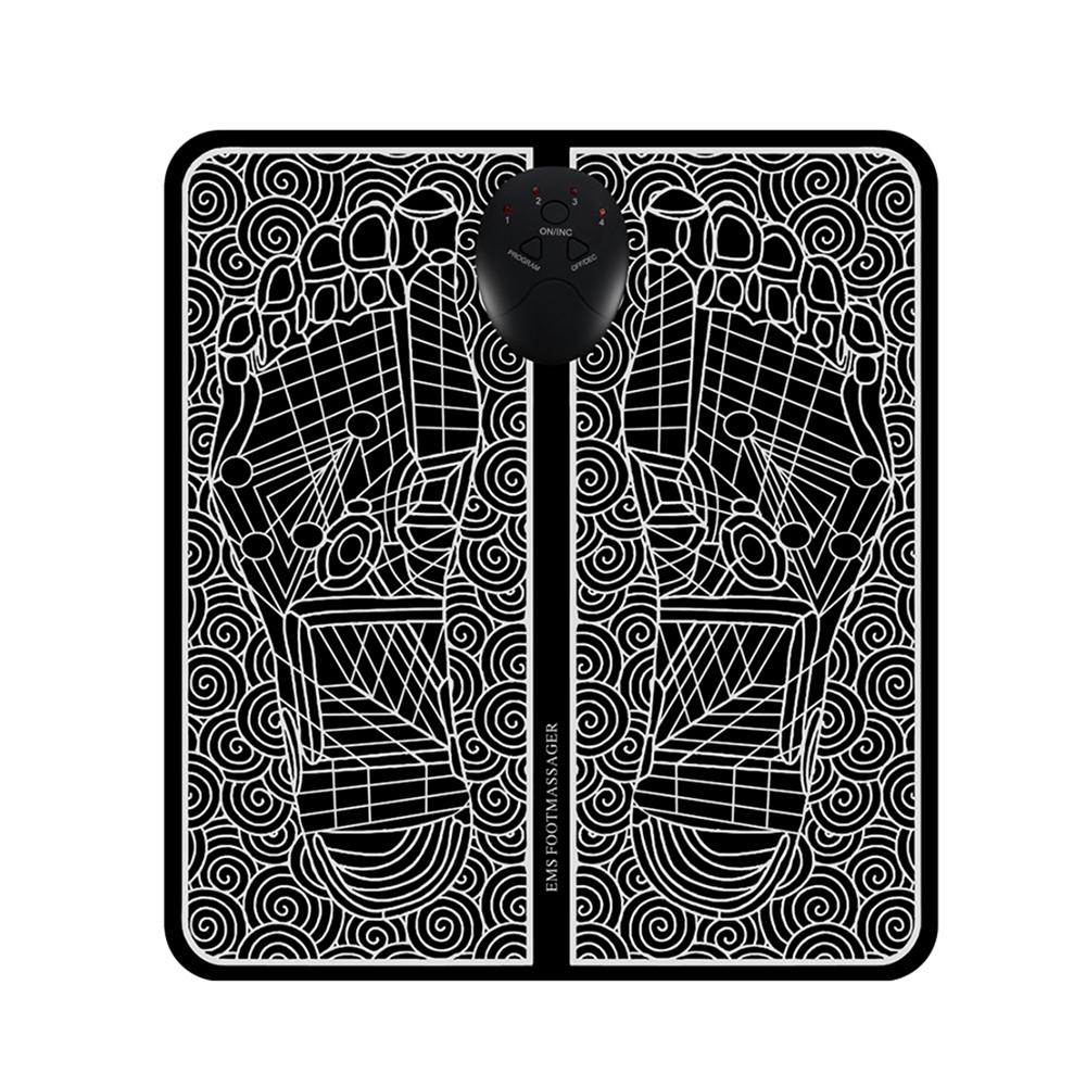 Electric EMS Foot Massager Pad Foot Massage Mat Feet Muscle Stimulator Improve Blood Circulation Relieve Ache Pain Health Care