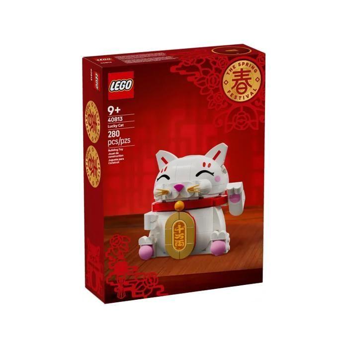 Set de construction - LEGO - 40813 - Chat porte-bonheur - Décoration - a monter soi-meme