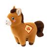 Horse Plush Doll 2026 Year of The Horse Plushie Realistic Pony Doll Soft Stuffed Animal Gift for Bag Car Decor