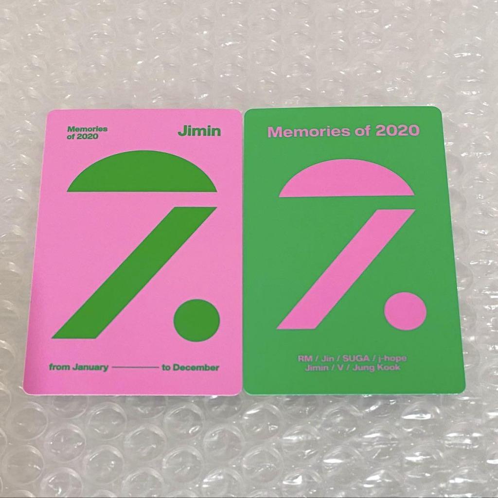 [USED] BTS 2025 FESTA Memories 2020 DC Trading Card JIMIN