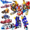6 IN 1 Master V Ultimate Tobot Transformation Robot To Car Toy Korea Cartoon Brothers Anime Tobot Deformation Car Airplane Toys