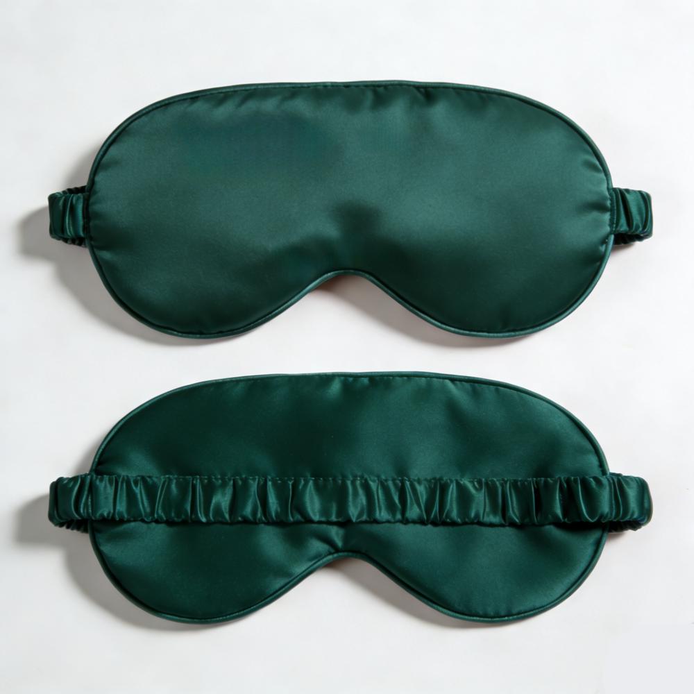1/2pcs Silk Sleep Masks Double-Sided Breathable Eye Covers for Nighttime Travel Flights Naps Comfortable Blackout Eye Mask Set