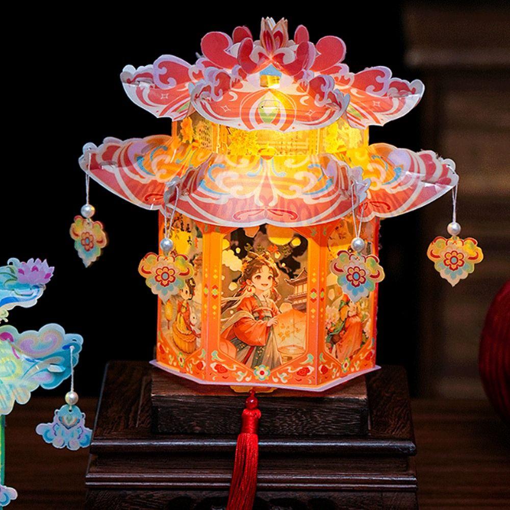 PVC Mid-Autumn Festival Lantern Glowing Luminous Lantern Bunny Lantern Kit  Wedding Decor