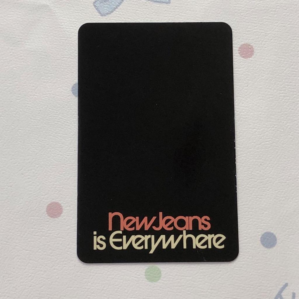 [USED] NewJeans Minji How Sweet 1st week winner Sanok trading card