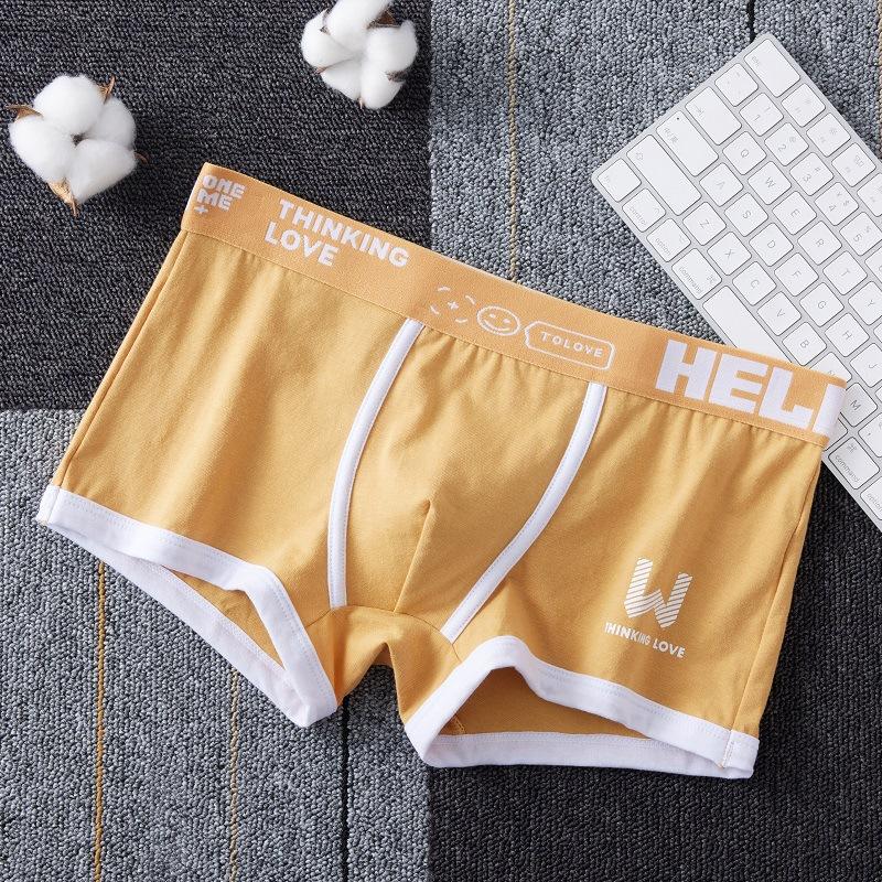 Plus Size Men's Spring and Summer Cotton Breathable Sport Boxer Briefs