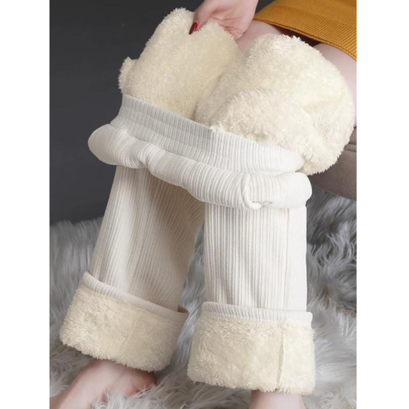 Chenille Wide-leg Pants Women's Winter Plus Velvet Pants Women's Straight Casual Lamb Velvet Women's Pants Autumn