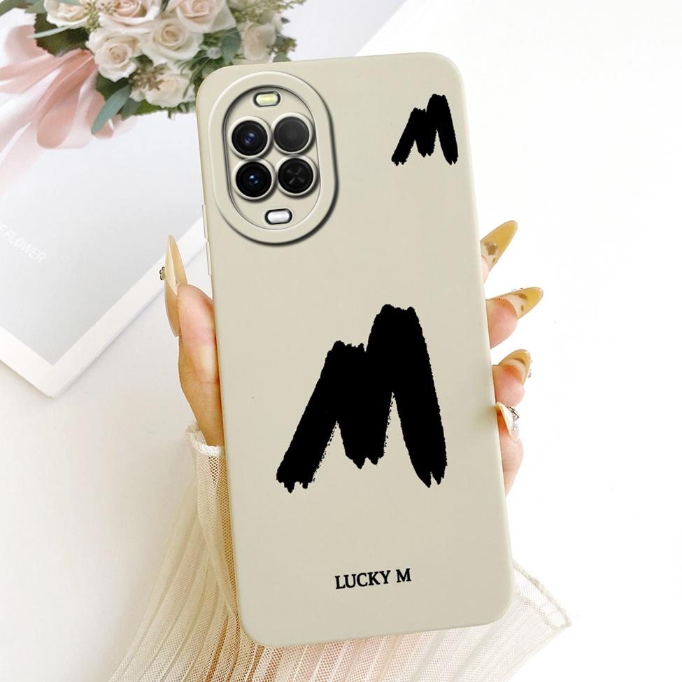 For Huawei Nova 15 Case Luxury A-Z Letters Fashion Cool Crown Silicone Phone Case For Huawei Nova15 PSN-AL00