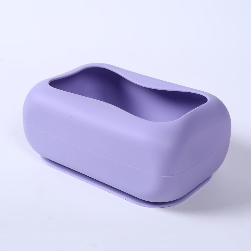 Δοχείο Αποθήκευσης Σιλικόνη Χαρτοθήκη Χωρίς Τρύπημα Δημιουργική Χαρτοθήκη με Βεντούζα Απλή Θήκη Αποθήκευσης Χαρτοπετσετών Διαμονή