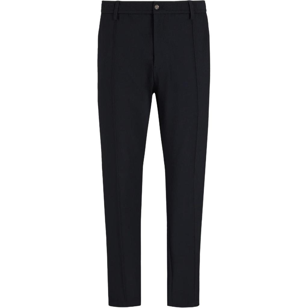 Emporio Armani 3D Effect Micro Pattern Technical Jersey Trousers With Ribbing EM000440-TE11109-UB109