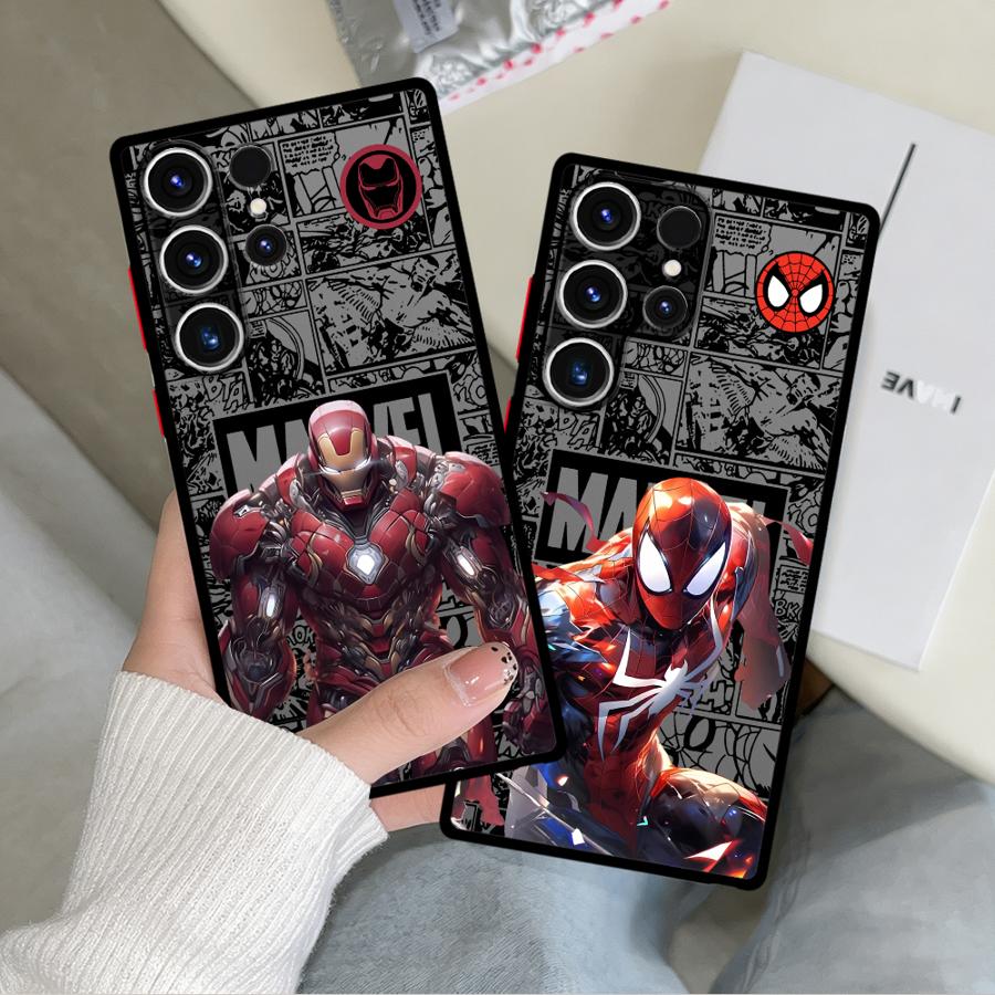 Marvel Deadpool Sipiderman Funda Phone Cover Case for Samsung Galaxy S26 S25 Ultra S20 S24 Plus S22 Note 20 10+ S21 S23 FE