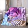 1Pc Abstract Fluid Art Blanket Soft And Comfortable Casual Warm Camping Travel Christmas Halloween Xmas Gift M928365