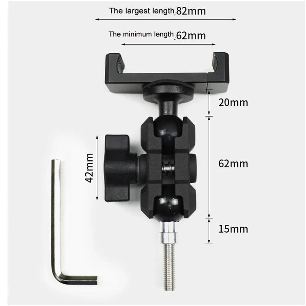 Car Phone Bracket Phone Holder Alloy+Silicone For Suzuki Jimny JB74 JB64 2019-23