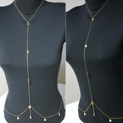 Hot-selling In Europe and the United States, Fashionable and Simple, Metal Sequins, Women's Body Chain Bodychain