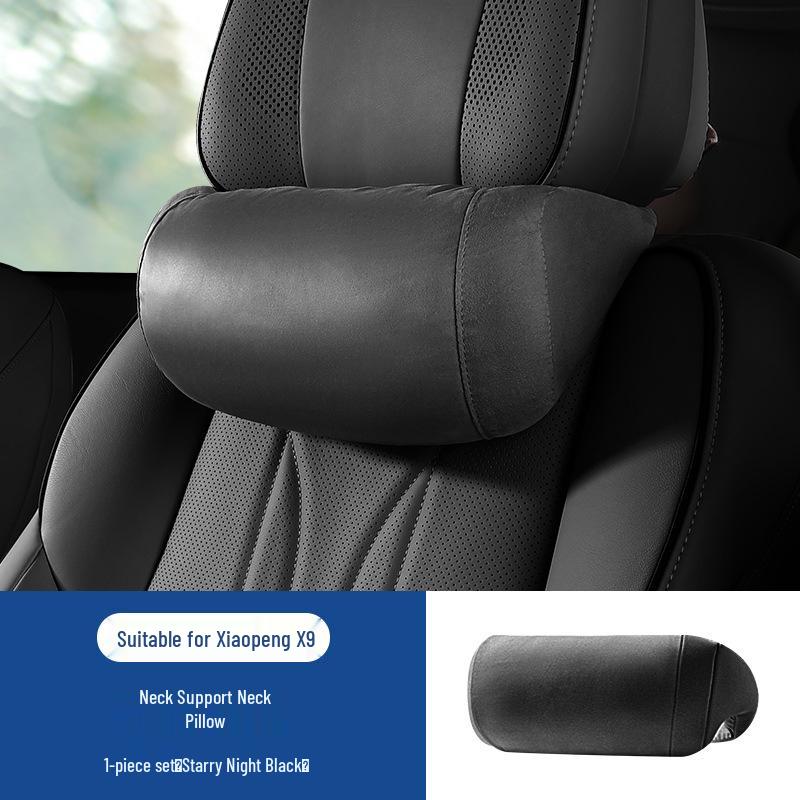 Xpeng X9 Car Headrest Neck Support & Lumbar Cushion Set