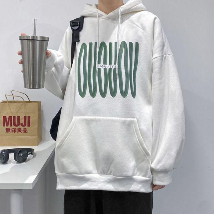 Jacket Hoodie Zippered Hoodie Thickened Plush Men's Hoodie Closure Long Sleeve Cardigan with For Loose