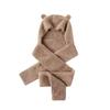 Neue Nette Bär Ohr Hut Schal Handschuhe Set Winter Frauen Beanies Caps Warme Casual Plüsch Hüte Casual Solide Fleece Mädchen kawaii Geschenk