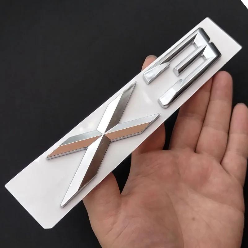 3D ABS XDrive 20d 23d 25d 30d 35d 40d 45d 50d 55d 20i 25i 30i GT X1 X3 X5 X6 Car Rear Trunk Emblem Sticker for BMW Accessories VM4