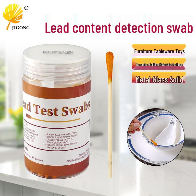 Lead Content Test Swabs for Cosmetics and Surfaces